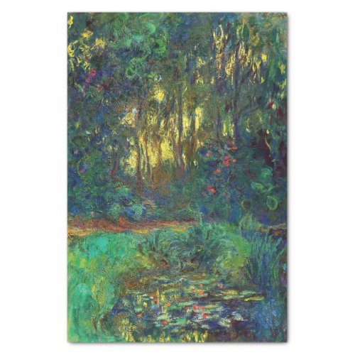 Claude Monet _ Corner of a Pond with Waterlilies Tissue Paper