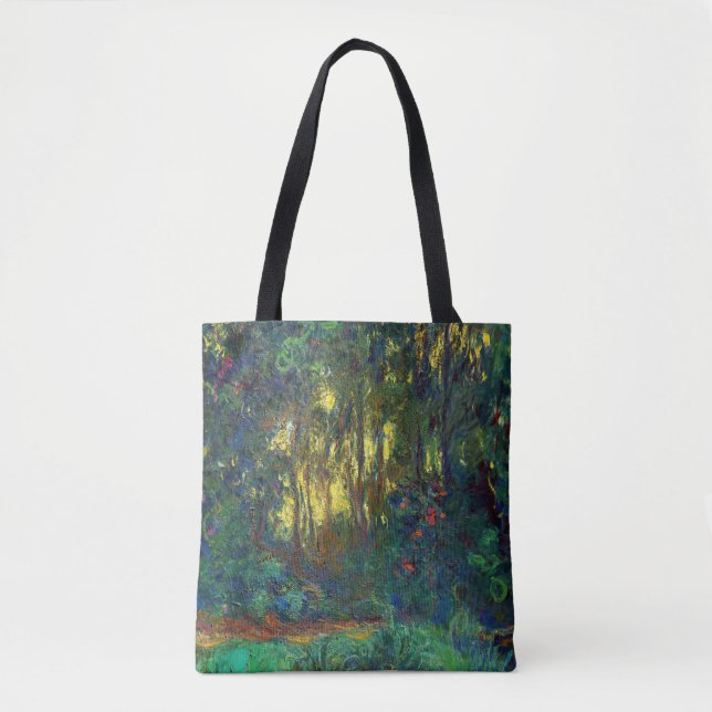 Claude Monet - Corner of a Pond with Waterlilies Tote Bag (Front)