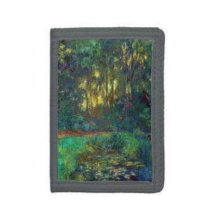 Claude Monet - Corner of a Pond with Waterlilies Trifold Wallet