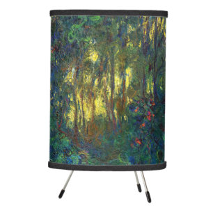 Claude Monet - Corner of a Pond with Waterlilies Tripod Lamp