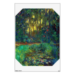 Claude Monet - Corner of a Pond with Waterlilies Wall Decal