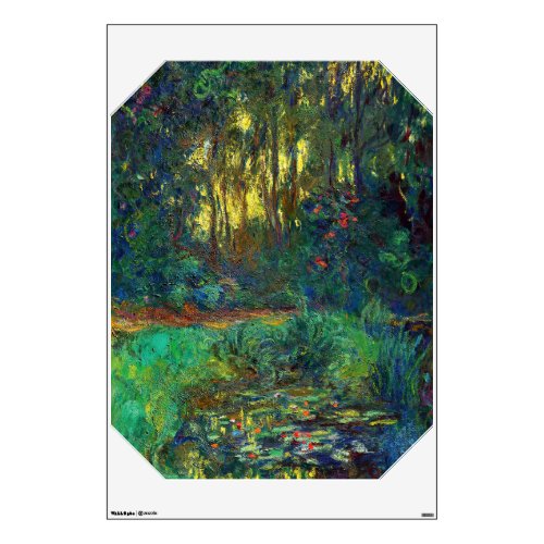 Claude Monet _ Corner of a Pond with Waterlilies Wall Decal