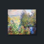 Claude Monet - Corner of the Garden at Montgeron Canvas Print<br><div class="desc">Corner of the Garden at Montgeron / Coin de jardin a Montgeron - Claude Monet,  Oil on Canvas,  1876</div>
