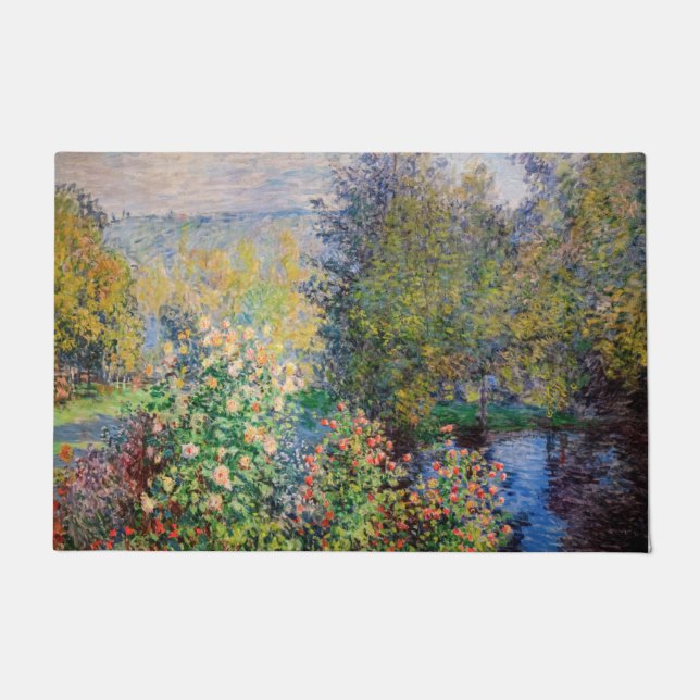 Claude Monet - Corner of the Garden at Montgeron Doormat (Front)