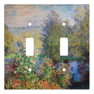 Claude Monet - Corner of the Garden at Montgeron Light Switch Cover