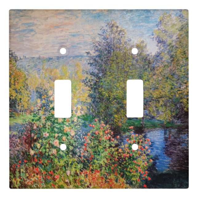 Claude Monet - Corner of the Garden at Montgeron Light Switch Cover (Front)