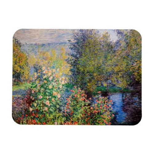 Claude Monet _ Corner of the Garden at Montgeron Magnet