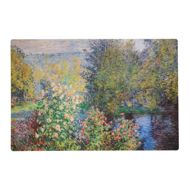 Claude Monet - Corner of the Garden at Montgeron Placemat (Front)