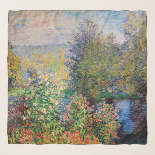 Claude Monet - Corner of the Garden at Montgeron Scarf