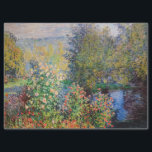 Claude Monet - Corner of the Garden at Montgeron Tissue Paper<br><div class="desc">Corner of the Garden at Montgeron / Coin de jardin a Montgeron - Claude Monet,  Oil on Canvas,  1876</div>