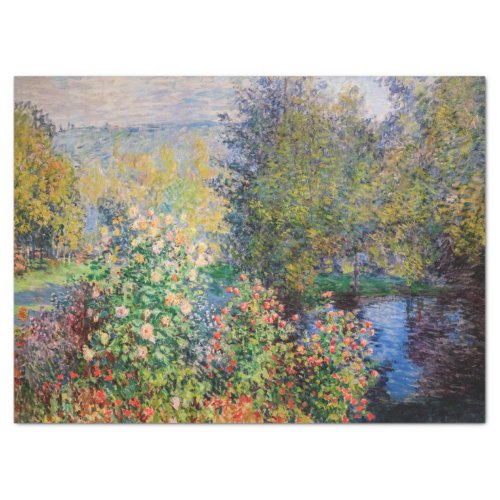 Claude Monet _ Corner of the Garden at Montgeron Tissue Paper