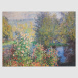 Claude Monet - Corner of the Garden at Montgeron Tissue Paper<br><div class="desc">Corner of the Garden at Montgeron / Coin de jardin a Montgeron - Claude Monet,  Oil on Canvas,  1876</div>