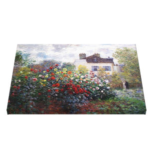 Claude Monet Corner of the Garden Fine Art Canvas Print