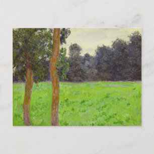 Claude Monet Deux Arbres dans la Prairie Postcard