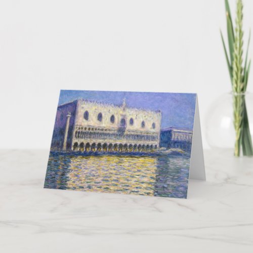Claude Monet _ Doges Palace Card