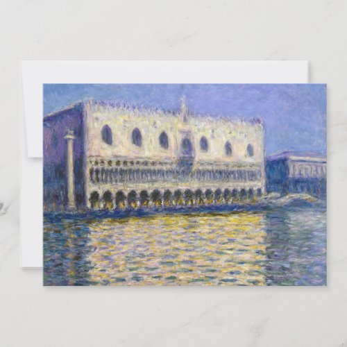 Claude Monet _ Doges Palace Invitation