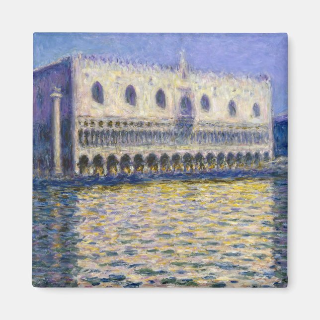 Claude Monet - Doges' Palace Magnet (Front)