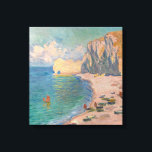 Claude Monet - Etretat: Beach and Falaise d'Amont Canvas Print<br><div class="desc">Etretat: The Beach and the Falaise d'Amont - Claude Monet,  1885</div>