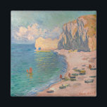 Claude Monet - Etretat: Beach and Falaise d'Amont Magnet<br><div class="desc">Etretat: The Beach and the Falaise d'Amont - Claude Monet,  1885</div>