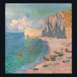 Claude Monet - Etretat: Beach and Falaise d'Amont Photo Print<br><div class="desc">Etretat: The Beach and the Falaise d'Amont - Claude Monet,  1885</div>