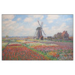 Claude Monet - Field of Tulips in Holland Fabric