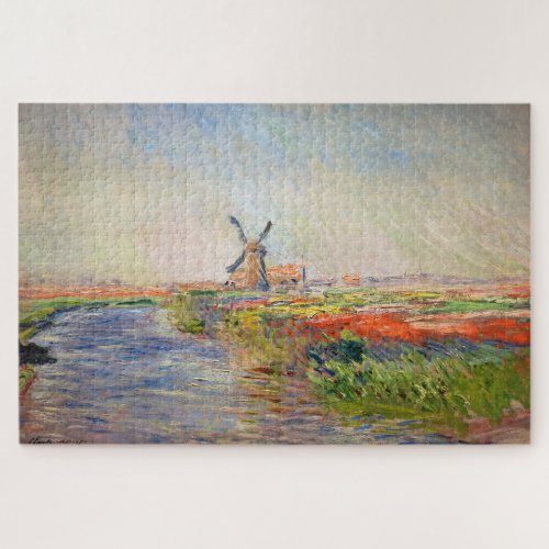 Claude Monet _ Field of Tulips in Holland Jigsaw Puzzle