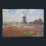 Claude Monet - Field of Tulips in Holland Kitchen Towel<br><div class="desc">Field of Tulips in Holland (Champs de tulipes en Hollande) - Claude Monet,  Oil on Canvas,  1886</div>