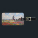 Claude Monet - Field of Tulips in Holland Luggage Tag<br><div class="desc">Field of Tulips in Holland (Champs de tulipes en Hollande) - Claude Monet,  Oil on Canvas,  1886</div>