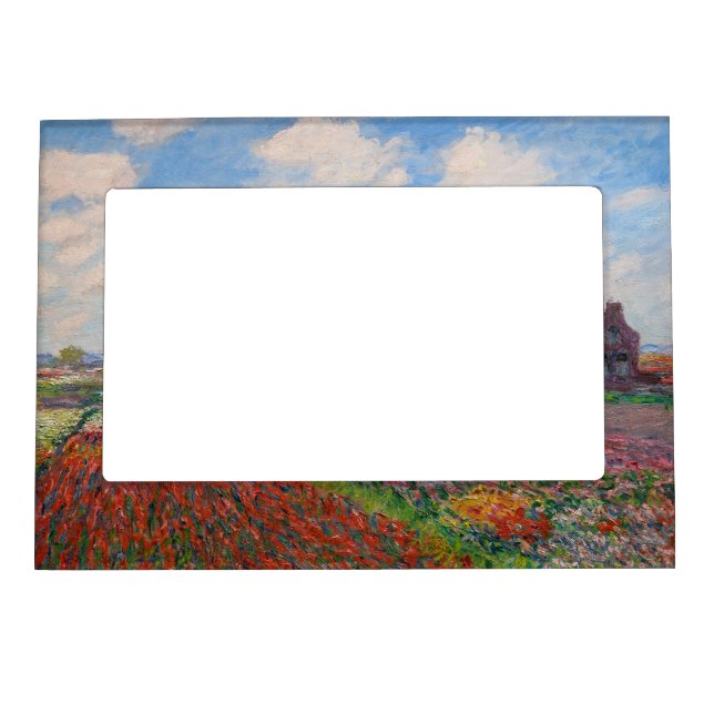 Claude Monet - Field of Tulips in Holland Magnetic Frame (Front)