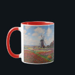 Claude Monet - Field of Tulips in Holland Mug<br><div class="desc">Field of Tulips in Holland (Champs de tulipes en Hollande) - Claude Monet,  Oil on Canvas,  1886</div>