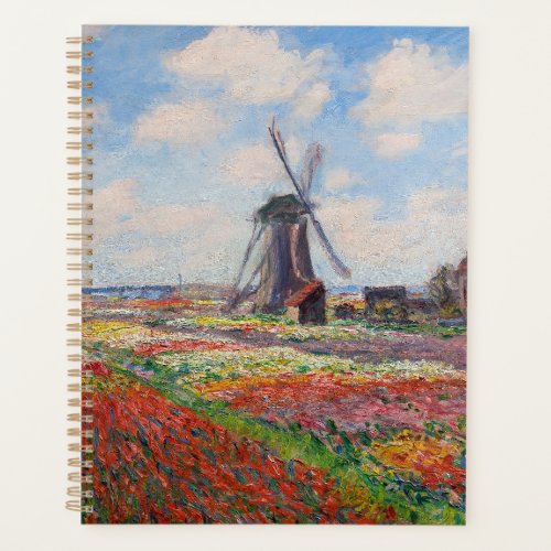 Claude Monet _ Field of Tulips in Holland Planner