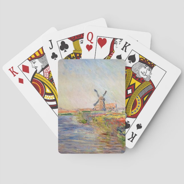 Claude Monet - Field of Tulips in Holland Poker Cards (Back)