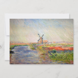 Claude Monet - Field of Tulips in Holland Thank You Card