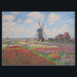 Claude Monet - Field of Tulips in Holland Tissue Paper<br><div class="desc">Field of Tulips in Holland (Champs de tulipes en Hollande) - Claude Monet,  Oil on Canvas,  1886</div>