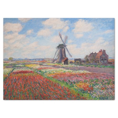 Claude Monet _ Field of Tulips in Holland Tissue Paper