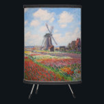 Claude Monet - Field of Tulips in Holland Tripod Lamp<br><div class="desc">Field of Tulips in Holland (Champs de tulipes en Hollande) - Claude Monet,  Oil on Canvas,  1886</div>