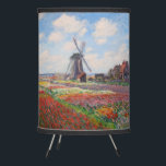 Claude Monet - Field of Tulips in Holland Tripod Lamp<br><div class="desc">Field of Tulips in Holland (Champs de tulipes en Hollande) - Claude Monet,  Oil on Canvas,  1886</div>