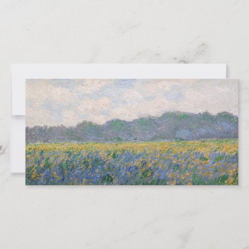 Claude Monet - Field of Yellow Irises at Giverny Thank You Card