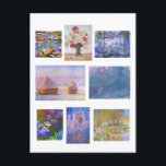 Claude Monet, Fine Art Paintings, Impressionism Postcard<br><div class="desc">Claude Monet,  Fine Art Paintings,  Impressionism</div>
