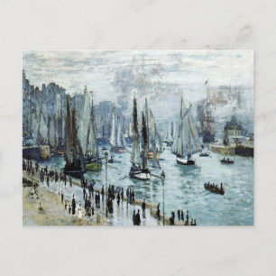 Claude Monet Fishing Boats Leaving the Harbor Postcard