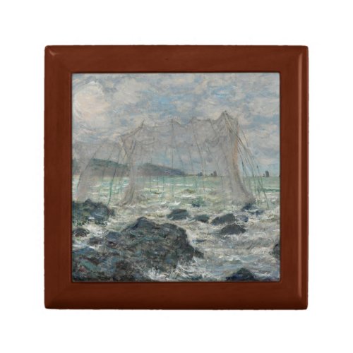 Claude Monet _ Fishing Nets at Pourville Jewelry Box