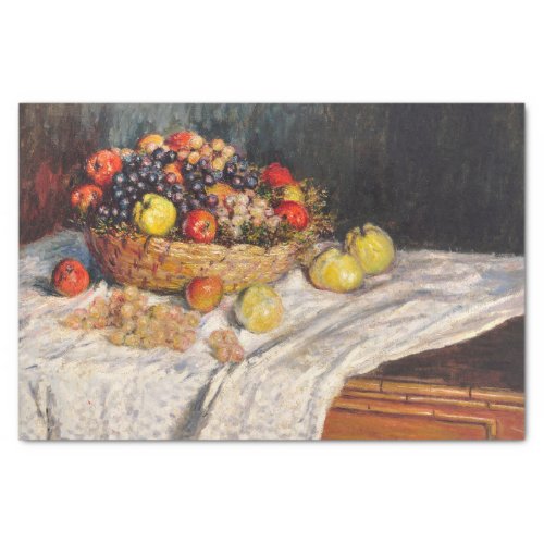 Claude Monet Fruit Still Life Tissue Paper