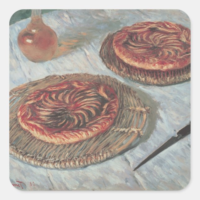 Claude Monet | Fruit Tarts, 1882 Square Sticker (Front)