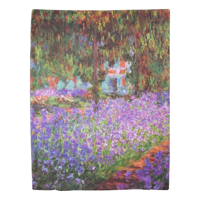 Claude Monet Garden at Giverny Duvet Cover (Front)