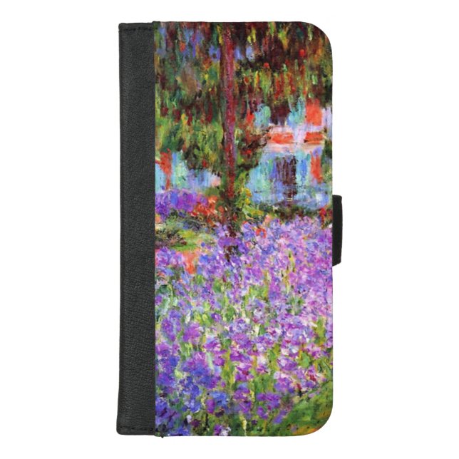 Claude Monet Garden at Giverny iPhone Wallet Case (Front)