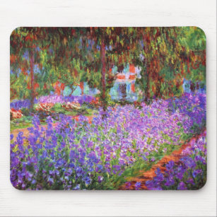 Claude Monet Garden at Giverny Mouse Pad