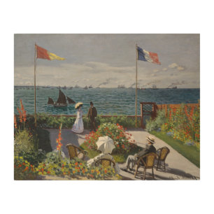 Claude Monet Garden at Sainte-Adresse Art Print