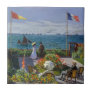 Claude Monet - Garden at Sainte-Adresse Ceramic Tile