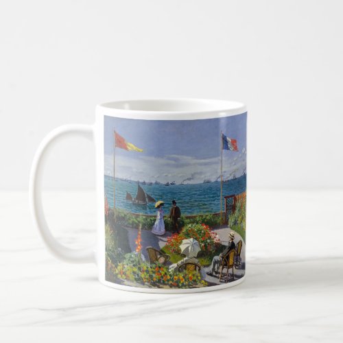 Claude Monet _ Garden at Sainte_Adresse Coffee Mug