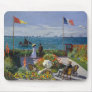 Claude Monet - Garden at Sainte-Adresse Mouse Pad